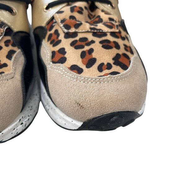 Fashion Nova Samariah Chunky Sneakers Leopard Print Size 9 Streetwear Athleisure - Picture 9 of 12